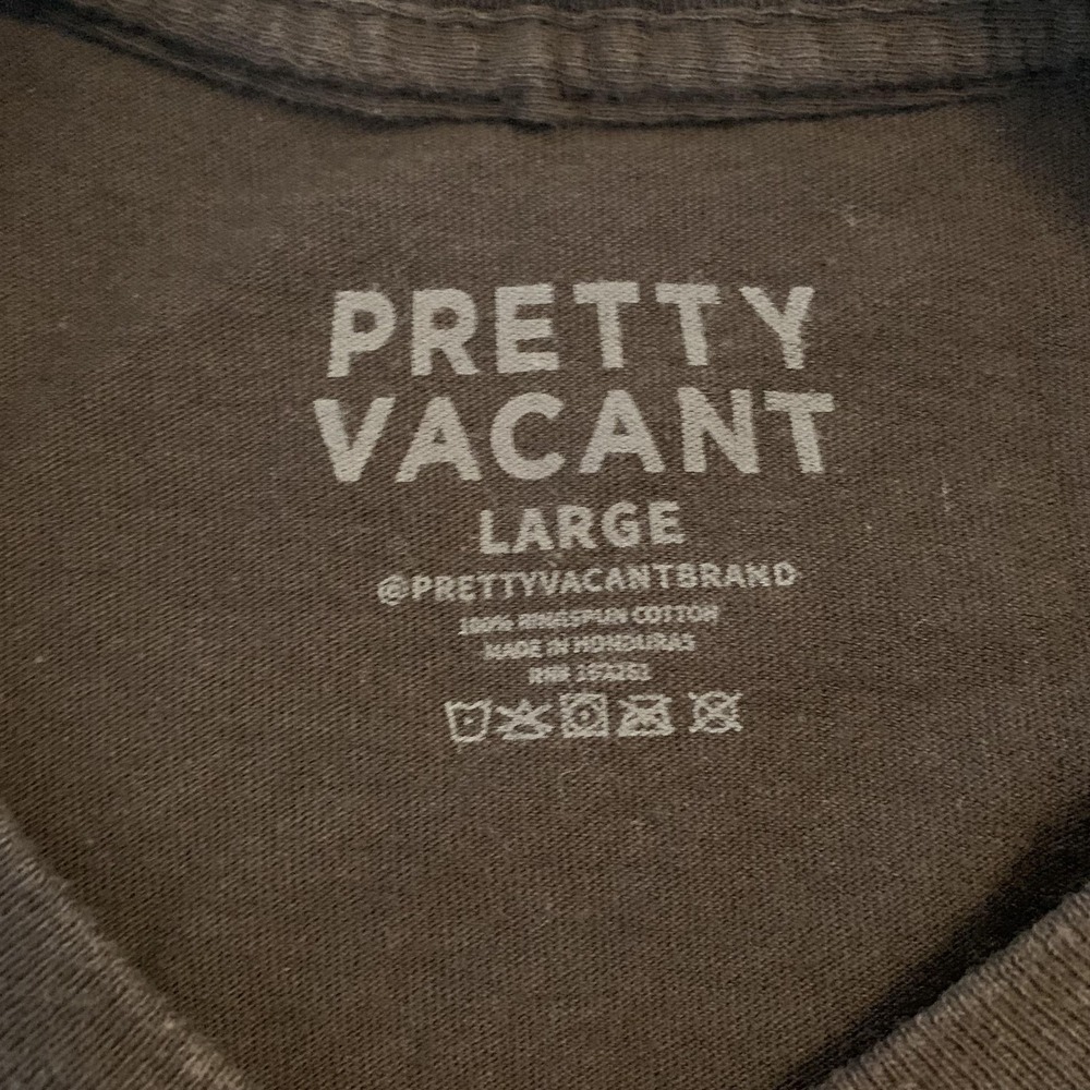 Pretty Vacant Skate Bear Shirt Mens Large Brown Vacant Skate Supply Graphic Tee - Picture 3 of 7
